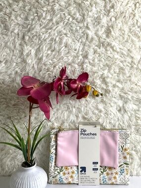 UP&UP ZIP POUCHES SET OF TWO~NEW!